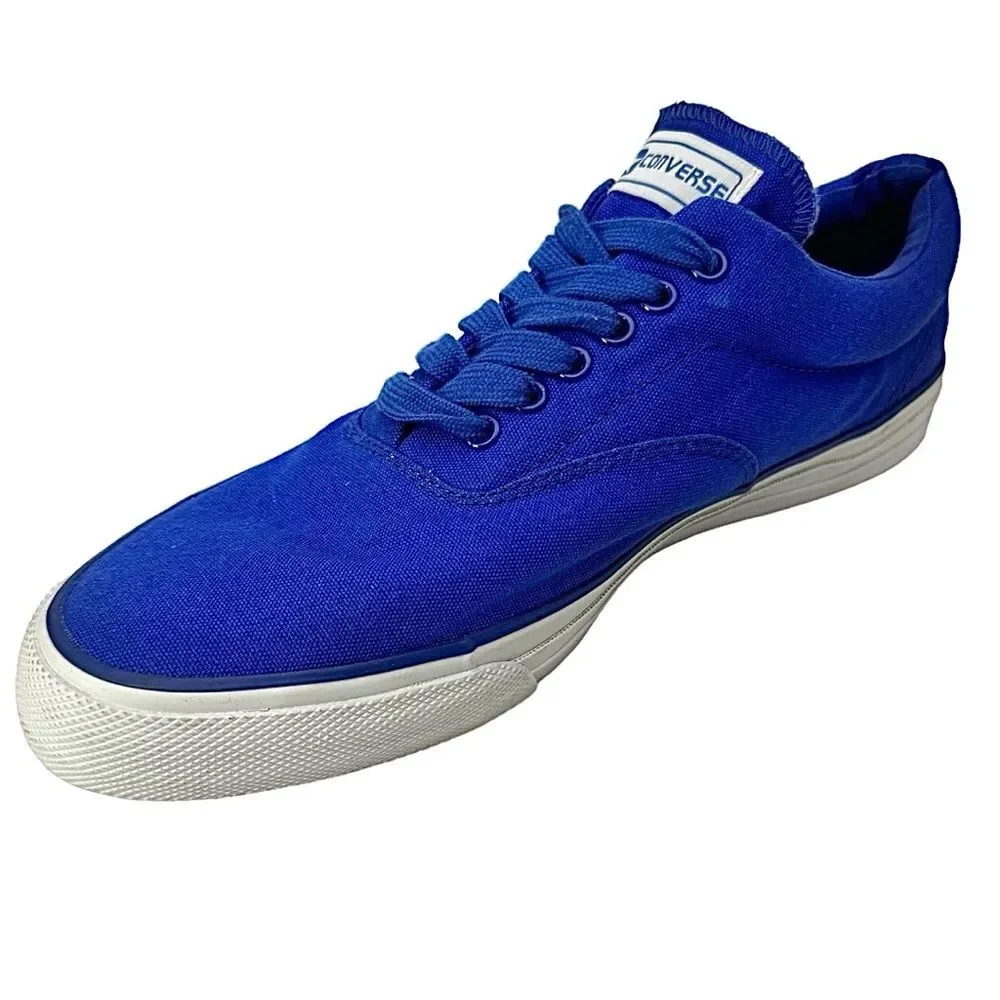Converse Men’s Royal Blue Canvas Sneakers Size 12 M Classic Lace-Up Casual Shoes - Picture 2 of 11